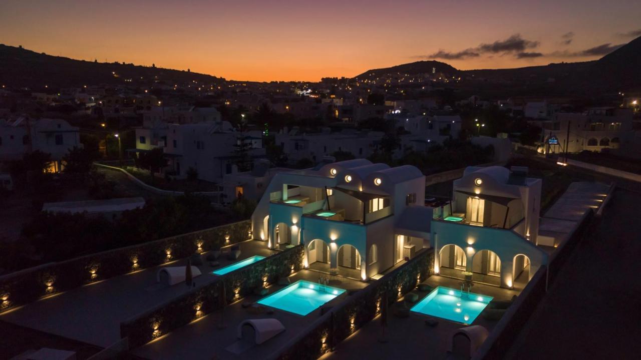 Modern Dome Homes Of Santorini Perissa  Luaran gambar