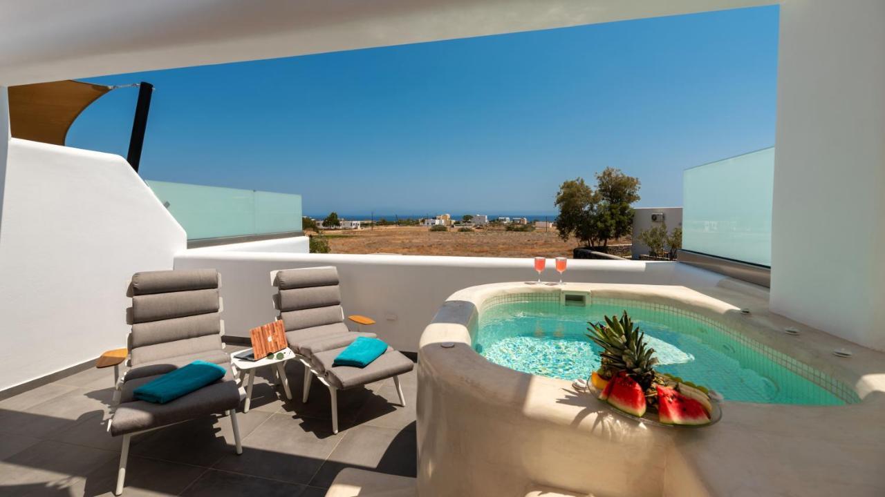 Modern Dome Homes Of Santorini Perissa  Luaran gambar